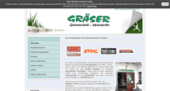 Desktop Screenshot of graeser-gartentechnik.com